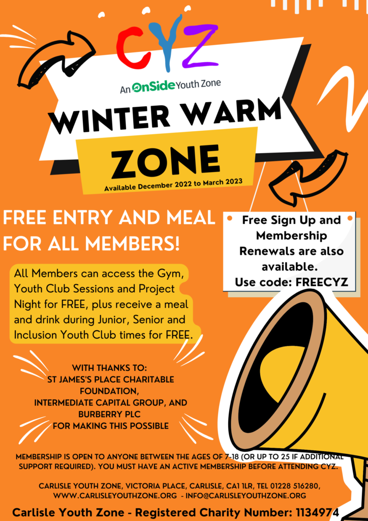 Winter Warm Zone 2022